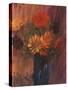 Large Still life: Red and Yellow Dahlia-Alexej Von Jawlensky-Stretched Canvas