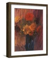 Large Still life: Red and Yellow Dahlia-Alexej Von Jawlensky-Framed Giclee Print