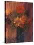 Large Still life: Red and Yellow Dahlia-Alexej Von Jawlensky-Stretched Canvas