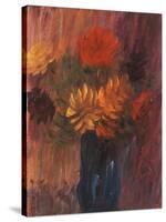 Large Still life: Red and Yellow Dahlia-Alexej Von Jawlensky-Stretched Canvas