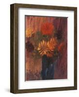 Large Still life: Red and Yellow Dahlia-Alexej Von Jawlensky-Framed Giclee Print