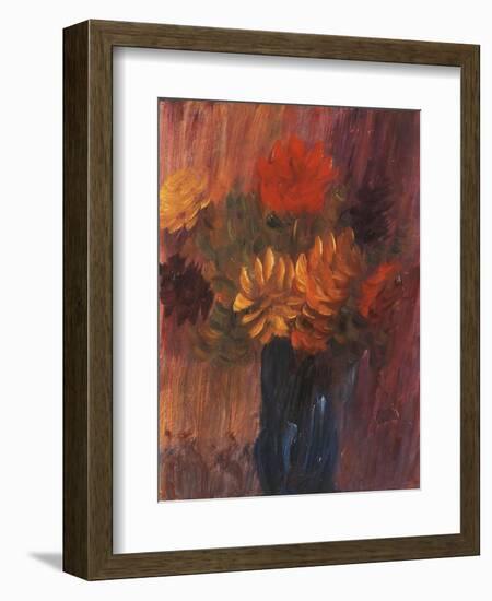 Large Still life: Red and Yellow Dahlia-Alexej Von Jawlensky-Framed Giclee Print