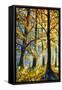 Large Tree in a Sunny Forest-Valery Rybakow-Framed Stretched Canvas