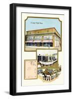 Large Triple Store-Geo E. Miller-Framed Art Print