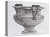 Large Vase in Alabaster Unearthed During the Excavations in Mycenae-Heinrich Schliemann-Stretched Canvas