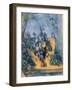 Large Vase in the Garden, C. 1895-Paul Cézanne-Framed Giclee Print