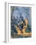 Large Vase in the Garden, C. 1895-Paul Cézanne-Framed Giclee Print