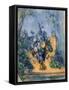 Large Vase in the Garden, C. 1895-Paul Cézanne-Framed Stretched Canvas