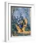 Large Vase in the Garden, C. 1895-Paul Cézanne-Framed Giclee Print