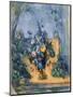 Large Vase in the Garden, C. 1895-Paul Cézanne-Mounted Giclee Print