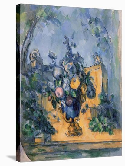 Large Vase in the Garden, C. 1895-Paul Cézanne-Stretched Canvas
