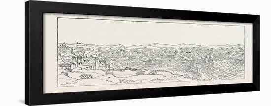 Large View of Rome-null-Framed Giclee Print