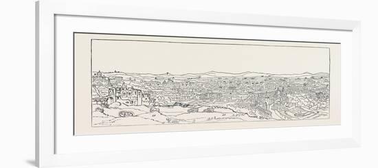 Large View of Rome-null-Framed Giclee Print