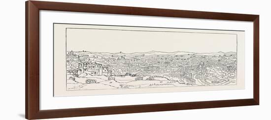 Large View of Rome-null-Framed Giclee Print