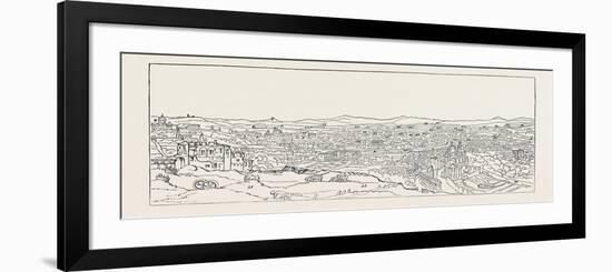 Large View of Rome-null-Framed Giclee Print