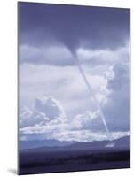 Large White Fluffy Clouds and Funnel Cloud During Tornado in Andean Highlands, Bolivia-Bill Ray-Mounted Photographic Print