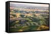 Large Windmills at Sunset Near the Snake River in Eastern Washington-Ben Herndon-Framed Stretched Canvas