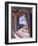 Large Window with a Seat, from 'Relais', C.1920S (Colour Litho)-Edouard Benedictus-Framed Giclee Print