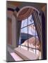 Large Window with a Seat, from 'Relais', C.1920S (Colour Litho)-Edouard Benedictus-Mounted Giclee Print