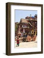 Large Wooden Chariot Used for Religious Festivals-Peter Barritt-Framed Photographic Print