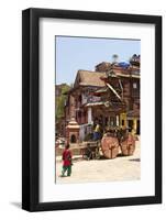 Large Wooden Chariot Used for Religious Festivals-Peter Barritt-Framed Photographic Print