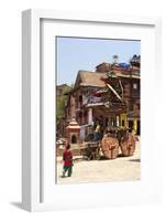 Large Wooden Chariot Used for Religious Festivals-Peter Barritt-Framed Photographic Print