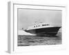 Large Yacht Offshore-null-Framed Premium Photographic Print