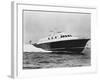 Large Yacht Offshore-null-Framed Photographic Print