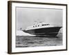 Large Yacht Offshore-null-Framed Photographic Print