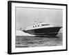 Large Yacht Offshore-null-Framed Photographic Print