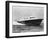 Large Yacht Offshore-null-Framed Photographic Print