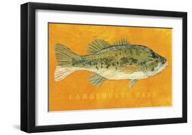 Largemouth Bass-John Golden-Framed Art Print