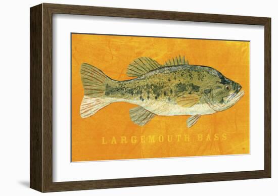 Largemouth Bass-John Golden-Framed Art Print