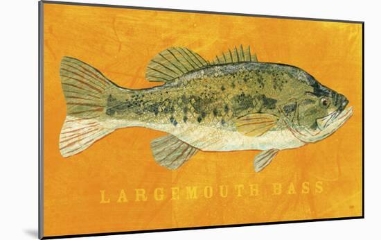 Largemouth Bass-John Golden-Mounted Art Print