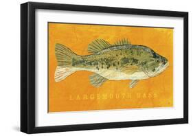 Largemouth Bass-John Golden-Framed Giclee Print