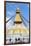 Largest Asian Stupa, Boudhanath Stupa, UNESCO World Heritage Site, Kathmandu, Nepal, Asia-G&M Therin-Weise-Framed Premium Photographic Print