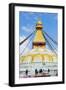 Largest Asian Stupa, Boudhanath Stupa, UNESCO World Heritage Site, Kathmandu, Nepal, Asia-G&M Therin-Weise-Framed Photographic Print