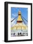 Largest Asian Stupa, Boudhanath Stupa, UNESCO World Heritage Site, Kathmandu, Nepal, Asia-G&M Therin-Weise-Framed Photographic Print