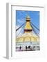 Largest Asian Stupa, Boudhanath Stupa, UNESCO World Heritage Site, Kathmandu, Nepal, Asia-G&M Therin-Weise-Framed Photographic Print