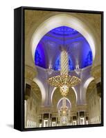 Largest Chandelier in the World Inside Sheikh Zayed Bin Sultan Al Nahyan Mosque, Abu Dhabi-null-Framed Stretched Canvas