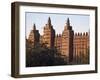 Largest Earth Mosque in the World, Grande Mosquee, Unesco World Heritage Site, Djenne, Mali-Bruno Morandi-Framed Photographic Print