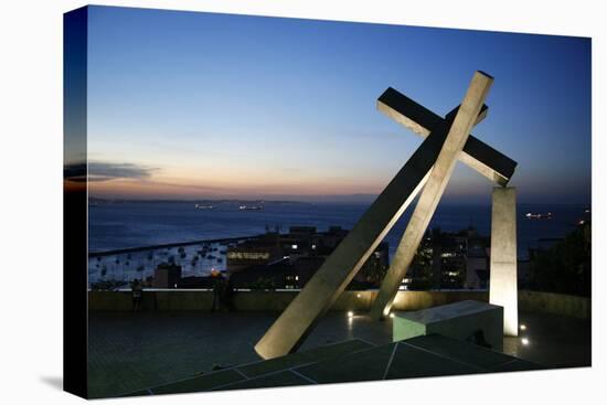 Largo da Cruz Quebrada (Fallen Cross), Pelourinho, Salvador (Salvador de Bahia), Bahia, Brazil-Yadid Levy-Stretched Canvas