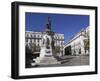 Largo De Camoes Square, with the Luiz De Camoes Memorial, at Bairro Alto, Lisbon, Portugal, Europe-Stuart Forster-Framed Photographic Print