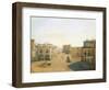 Largo Del Castello with the Lantern from Molo Pier in Naples, 1825-Franz Alt-Framed Giclee Print
