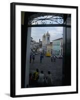 Largo Do Peurinho, Colonial Buildings, Pelourinho Area of Salvador Da Bahia, Brazil-Stuart Westmoreland-Framed Photographic Print