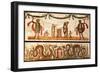 Lari Sacrificing and Agathodemon Snakes at Altar, C.55-79-null-Framed Art Print