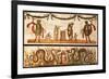 Lari Sacrificing and Agathodemon Snakes at Altar, C.55-79-null-Framed Premium Giclee Print