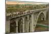 Larimer Bridge, Pittsburgh, Pennsylvania-null-Mounted Art Print