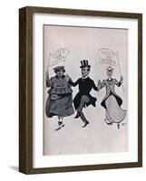 Larking with the Girls, 1906-null-Framed Giclee Print