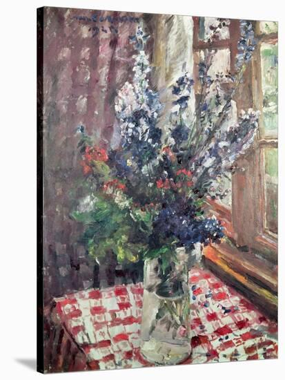 Larkspur, 1924-Lovis Corinth-Stretched Canvas